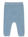 puri organic - Bio Baby Feinstrick Hose, Baumwolle/Seide, dusty blue