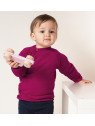 Reiff - Bio Baby Frottee Wickeljacke, Wolle/Seide, beere