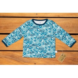 merle kids - Bio Kinder Langarmshirt mit "Gottesanbeterin"-Motiv