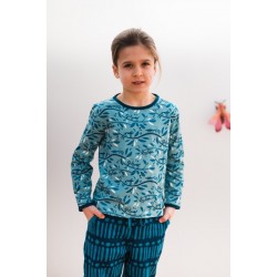merle kids - Bio Kinder Langarmshirt mit "Gottesanbeterin"-Motiv