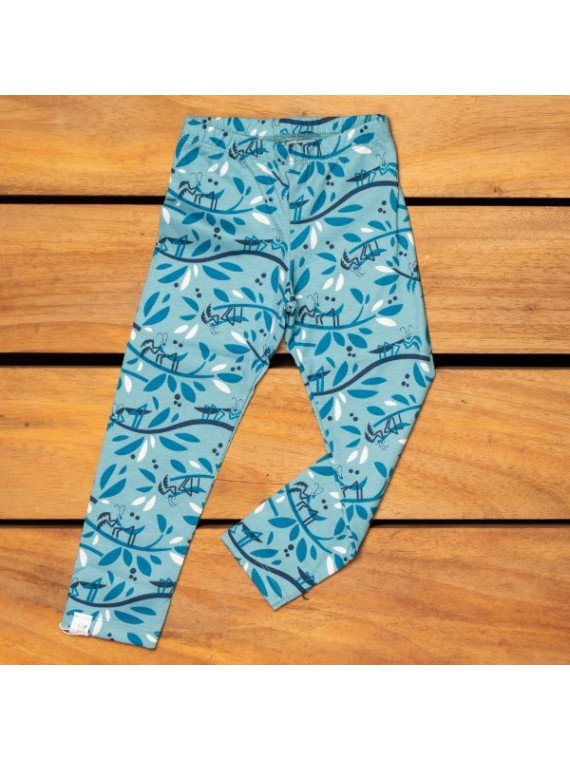 merle kids - Bio Kinder Leggings mit "Gottesanbeterin"-Motiv