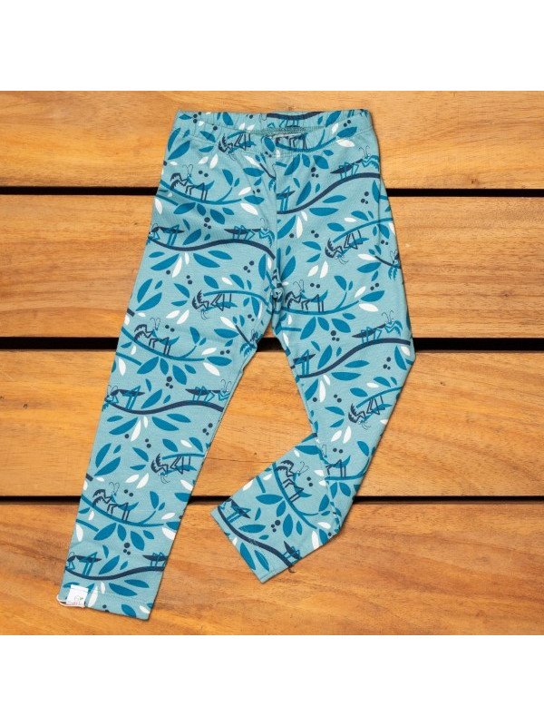 merle kids - Bio Kinder Leggings mit "Gottesanbeterin"-Motiv