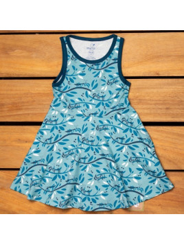merle kids - Bio Kinder Jersey Kleid mit "Gottesanbeterin"-Motiv