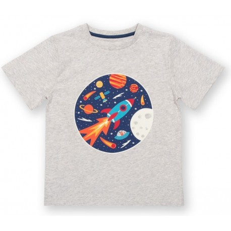 kite kids - Bio Kinder T-Shirt mit Weltall-Druck