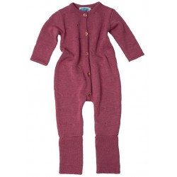 Reiff - Bio Baby Strampler Twist Wolle malve