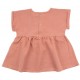 Walkiddy - Bio Kinder Musselin Bluse "Papaya Smoothie"
