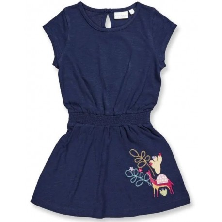 Sense Organics - Bio Kinder Jersey Kleid "Melda" mit Lama-Applikation