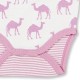 Sense Organics - Bio Baby Body kurzarm "Yvon" mit Kamel-Allover, rose