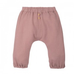 pure pure by BAUER - Bio Baby Musselin Hose, pink clay