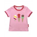 Toby tiger - Bio Kinder T-Shirt mit Eis-Applikation