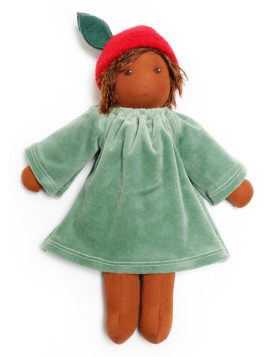 Nanchen Natur - Bio Schmusepuppe "Gartenkind Lene" 35cm