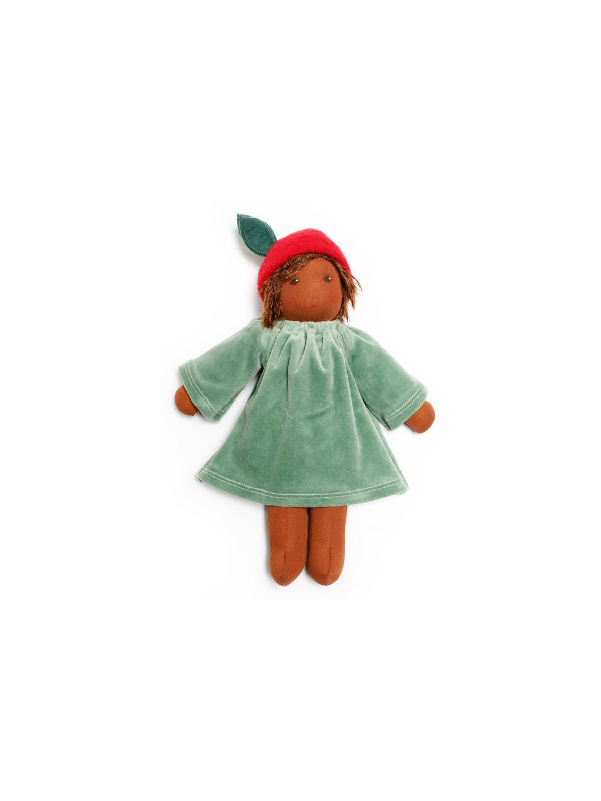 Nanchen Natur - Bio Schmusepuppe "Gartenkind Lene" 35cm