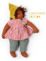 Nanchen Natur - Bio Schmusepuppe "Erdbeerkönigin Emilie" 38cm