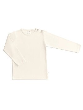Leela Cotton - Bio Kinder Langarmshirt, natur