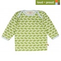 loud + proud - Bio Kinder Langarmshirt mit Wal-Druck
