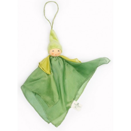 Nanchen Natur - Bio Baby Rassel "Eiswaffel" 19cm