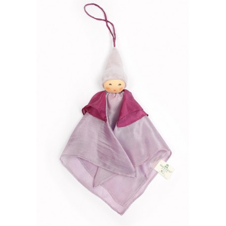 Nanchen Natur - Bio Baby Wiegenfee 25cm, blau