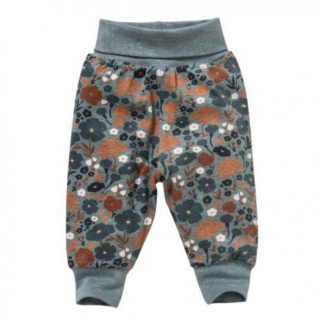 People Wear Organic - Bio Baby Wende Sweathose mit Blumen-Allover