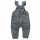 People Wear Organic - Bio Baby Sweat Latzhose mit Maus-Druck und Kürbis-Applikation