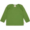 loud + proud - Bio Kinder Langarmshirt Derby Rib uni, grass