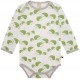 loud + proud - Bio Baby Body langarm mit Igel-Allover, grass