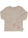 Enfant Terrible - Bio Kinder Langarmshirt mit Pferde-Stickerei, rosa