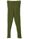 disana - Bio Kinder Strick Leggings, Wolle, oliv