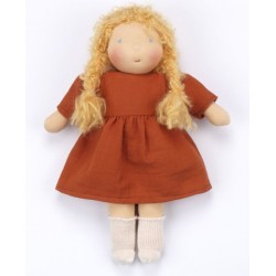 Chimpy Toys - Bio Puppe nach Waldorf-Art Lisa, 25 cm
