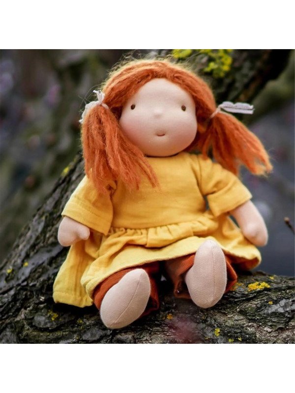 Chimpy Toys - Bio Waldorfpuppe Mari, 38 cm