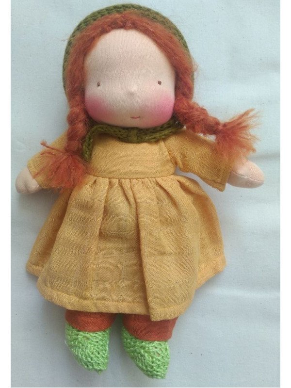 Chimpy Toys - Bio Waldorfpuppe Mari, 38 cm