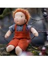 Chimpy Toys - Bio Waldorfpuppe Mike, 38 cm