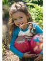 frugi - Bio Baby Sweathose "Character" mit Igel/Pilz-Patches