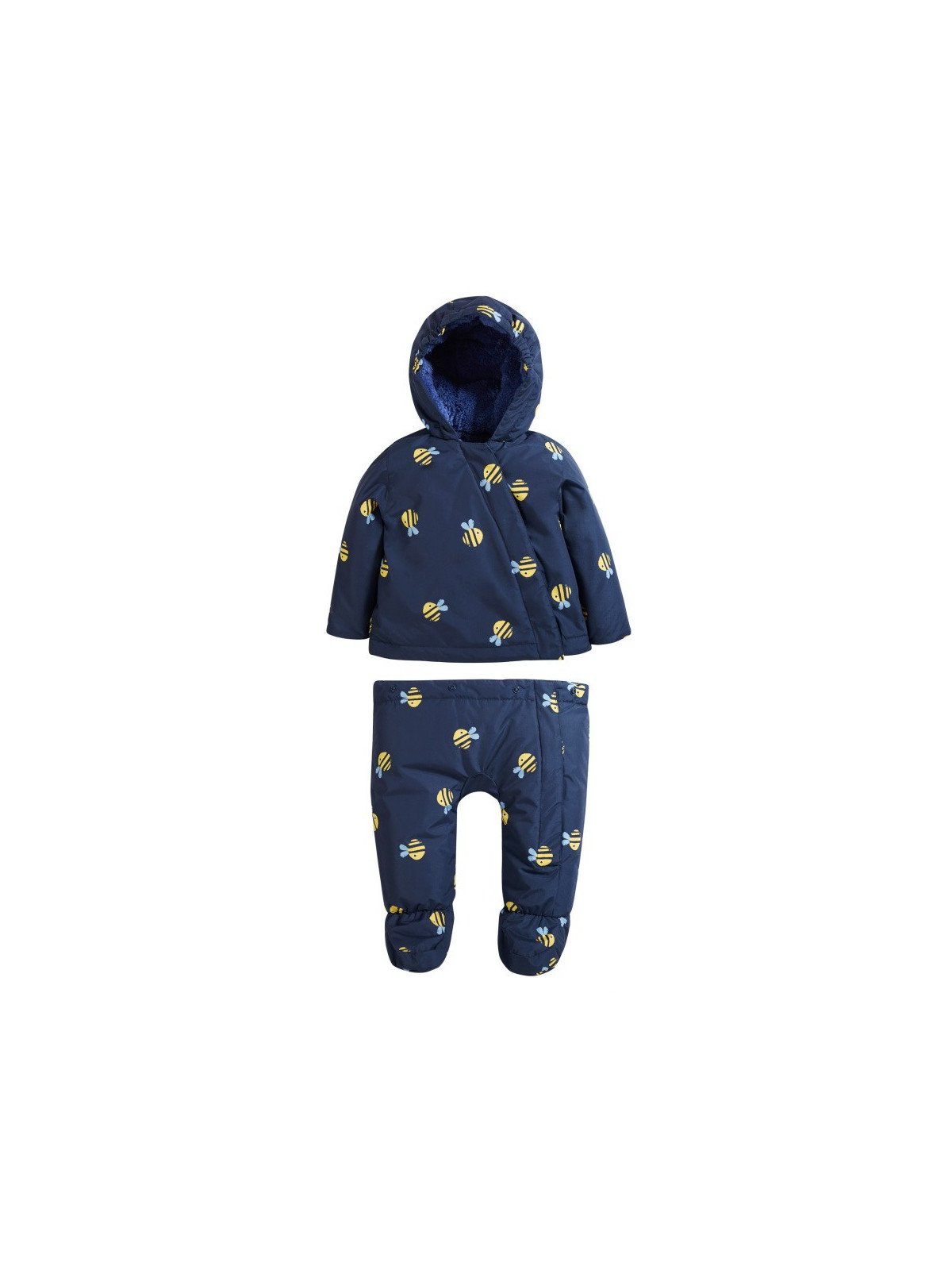 frugi - Bio Baby Schneenazug "Rambler Pram" mit Bienen-Allover