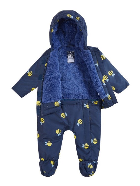 frugi - Bio Baby Schneenazug "Rambler Pram" mit Bienen-Allover