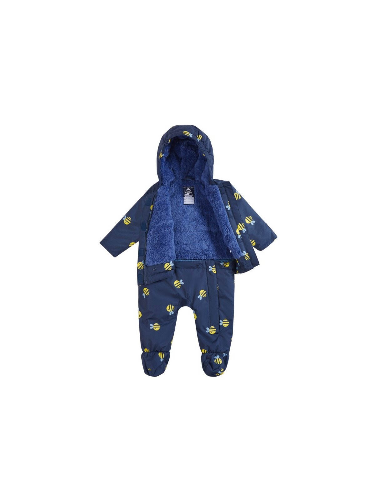 frugi - Bio Baby Schneenazug "Rambler Pram" mit Bienen-Allover