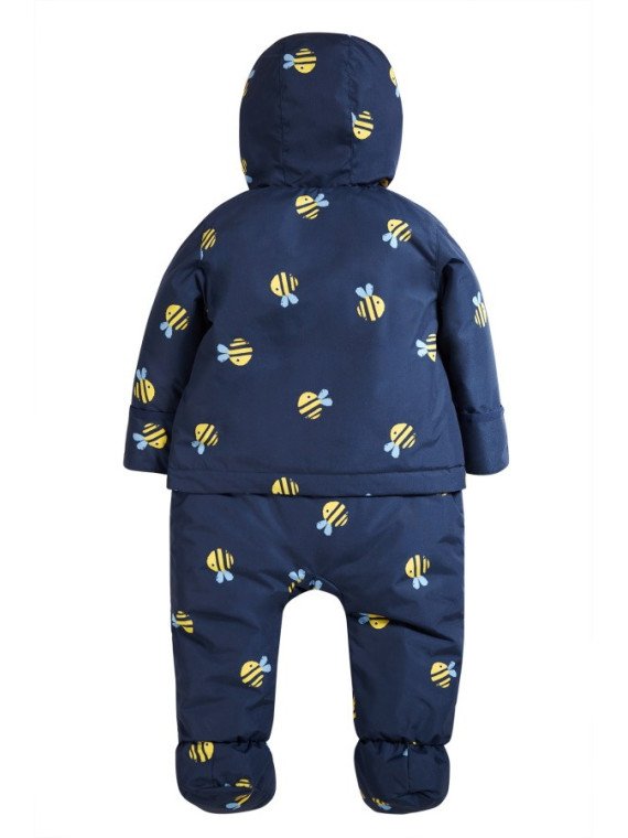 frugi - Bio Baby Schneenazug "Rambler Pram" mit Bienen-Allover