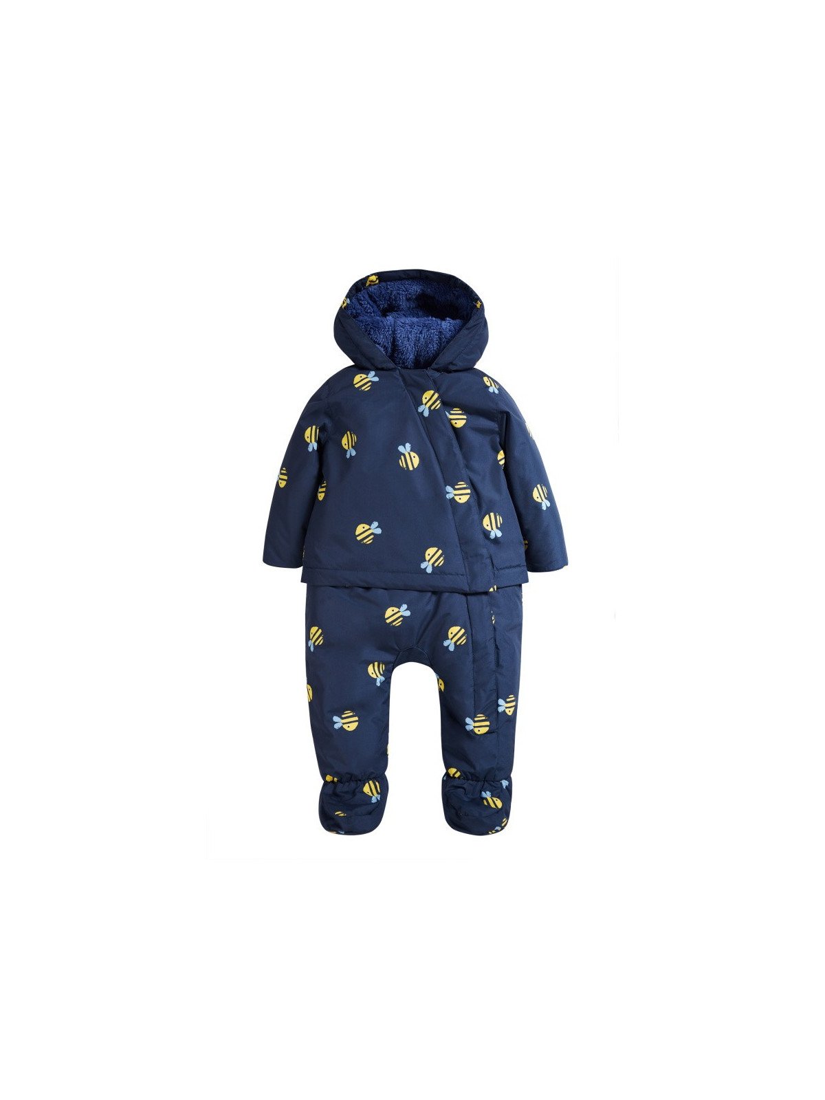 frugi - Bio Baby Schneenazug "Rambler Pram" mit Bienen-Allover