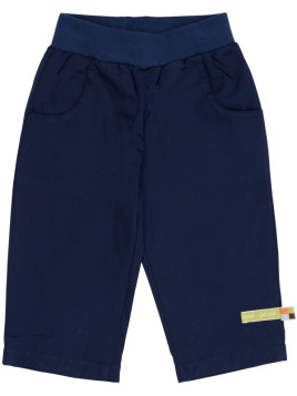 loud + proud - Bio Kinder Stoffhose, gefüttert, marine