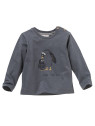 People Wear Organic - Bio Kinder Langarmshirt mit Pinguin-Druck