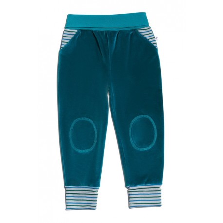 Leela Cotton - Bio Baby Nickyhose, ozeanblau