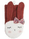 Kikadu - Bio Waschlappen Hase 20x14cm, rost