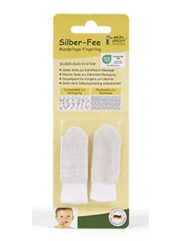 Grünspecht Naturprodukte - Mundpflege-Fingerling “Silber-Fee”