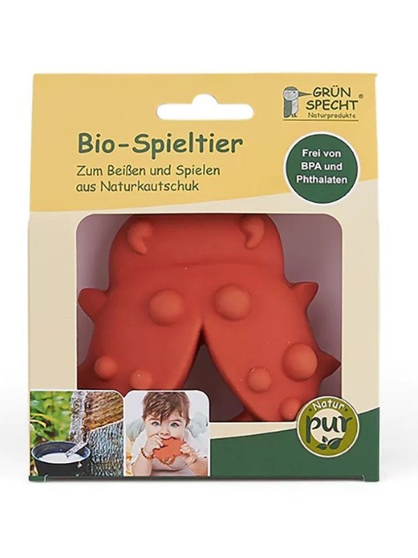 Grünspecht Naturprodukte - Bio Spieltier Marienkäfer aus Naturkautschuk