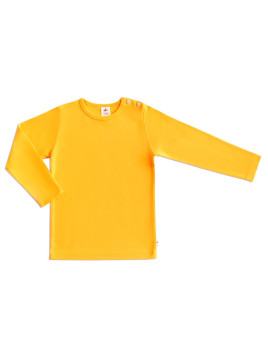 Leela Cotton - Bio Kinder Langarmshirt, sonnengelb