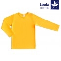 Leela Cotton - Bio Kinder Langarmshirt, sonnengelb