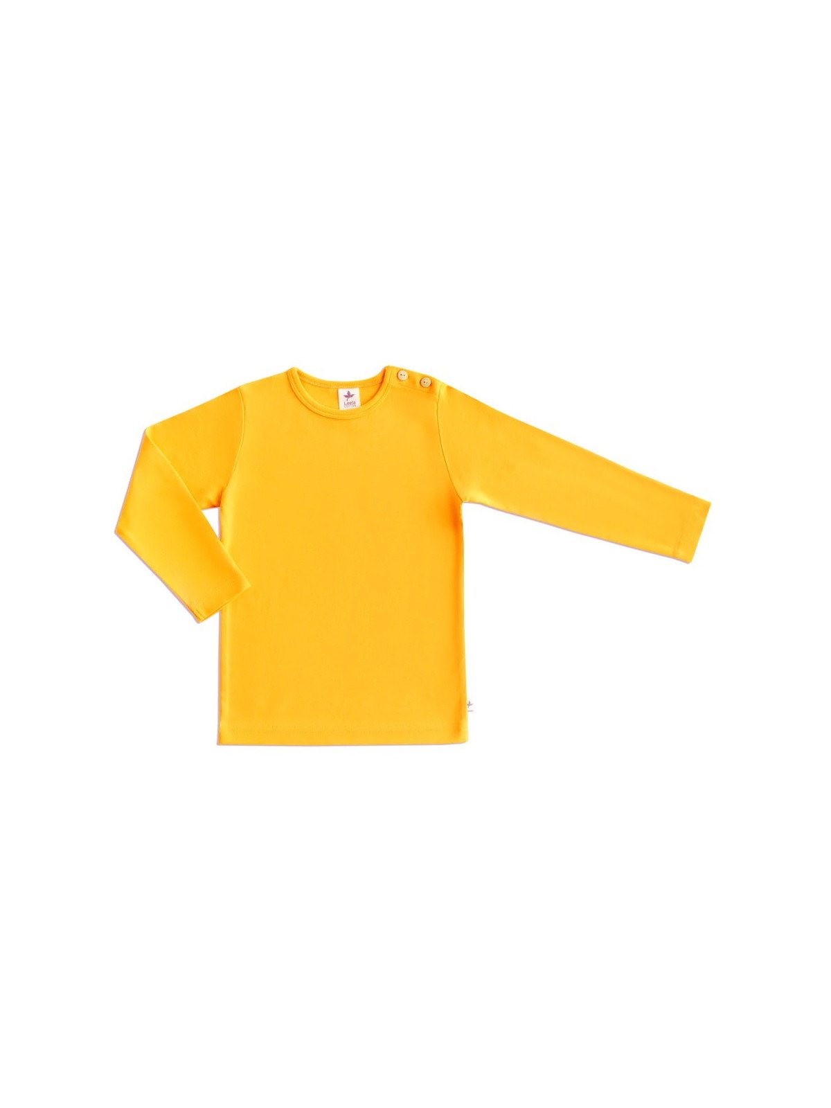 Leela Cotton - Bio Kinder Langarmshirt, sonnengelb