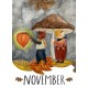Kartenset "Monatskarten" von Joringl, 12 Motive