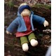 Nanchen Natur - Bio Schmusepuppe "Winterkind Alva" 38cm