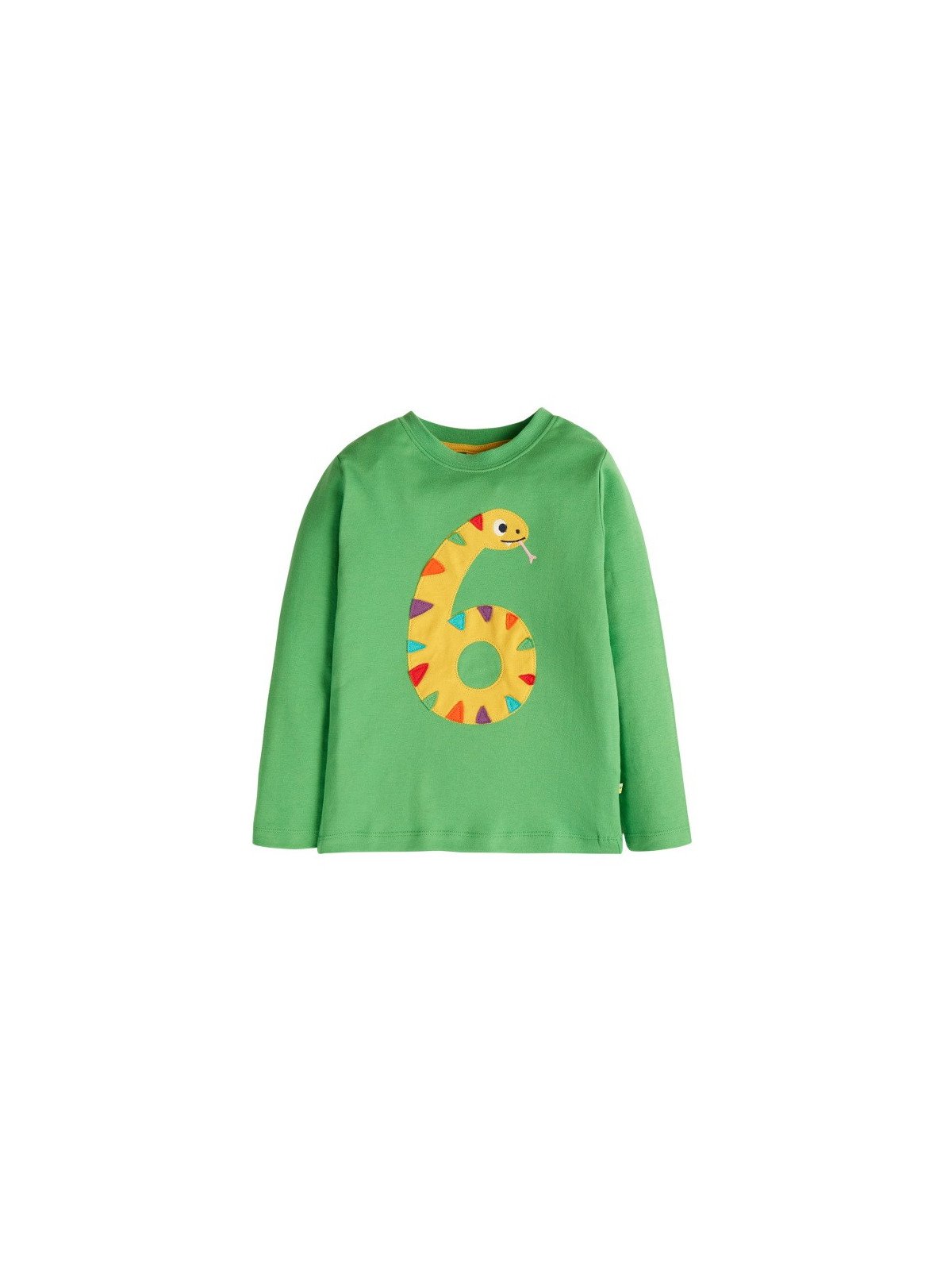 frugi - Bio Kinder Langarmshirt "Magic Number" mit Schlangen-Applikation