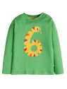 frugi - Bio Kinder Langarmshirt "Magic Number" mit Schlangen-Applikation